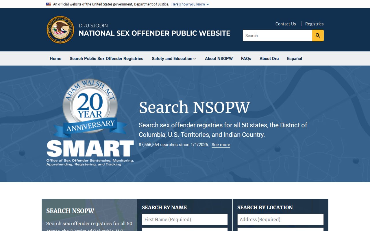 Cass County sex offender national registry search